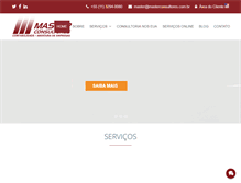 Tablet Screenshot of masterconsultores.com.br